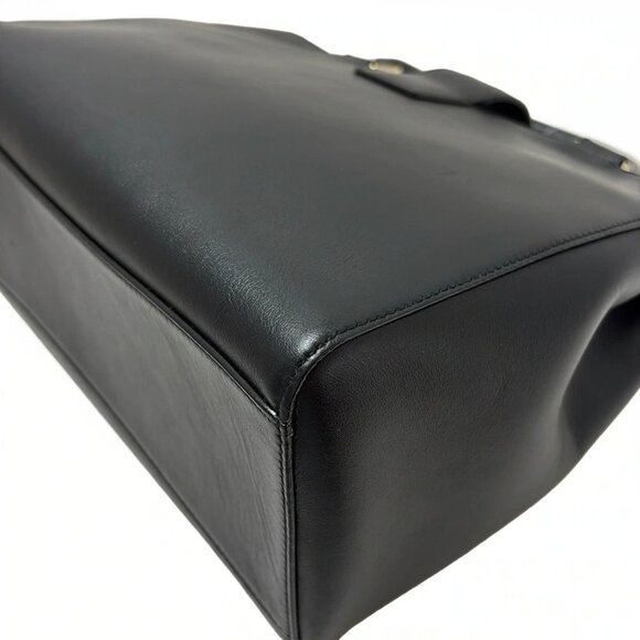 Auth JIMMY CHOO Rocket - Black Leather Handbag - Picture 3 of 8